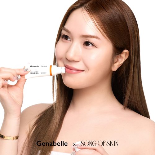Genabelle PDRN Glazed Lip Treatment - Hydrating Lip Balm with PDRN & Peptides for Glossy, Soft Lips - 0.33 fl oz