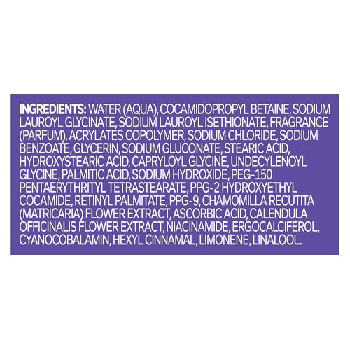 OLLY Renew Body Wash with Vitamin D, Retinol & Botanicals – Nourishing Cleanser for Skin Barrier Repair, Deep Hydration, Jasmine Bergamot Scent, 17oz