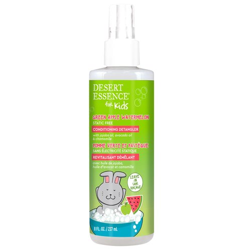 Desert Essence Kids Conditioning Detangler Spray - Vegan & Gluten-Free | 8.0 fl oz - Smooth, Shiny Hair