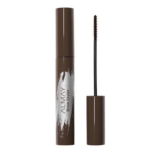 Almay Eyebrow Gel - Flake-Free & Lightweight Formula with Marula Oil | Hypoallergenic, Medium Brown, 1 Count