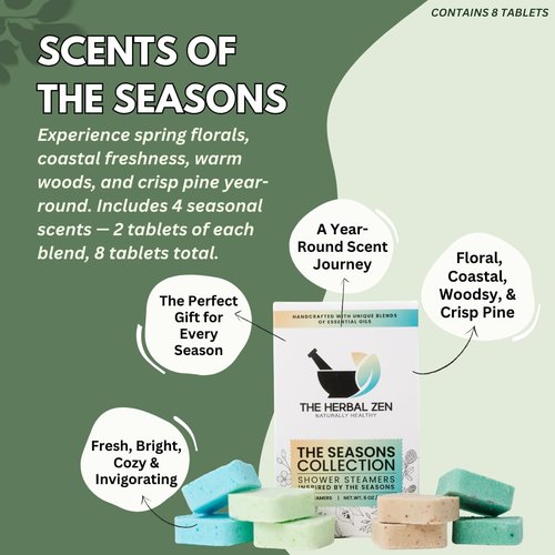 Shower Steamers Aromatherapy Tablets – Variety Pack - Shower Bombs Aromatherapy Made in USA – Valentines Day Gift for Her and Him – Natural Essential Oils – Adult Christmas Stocking Stuffers (8 Pack)