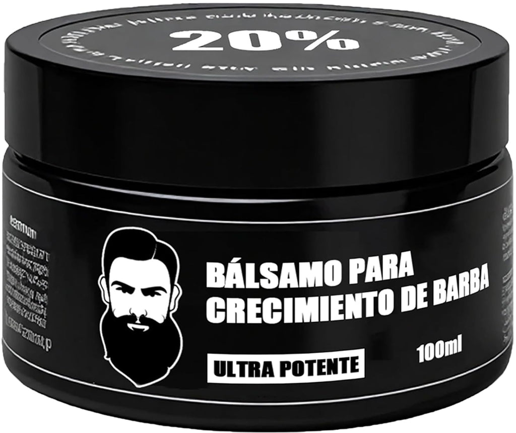 Wdvpue Estimulante de Barba, Bálsamo Para Crecimiento De Barba Ultra Potente, Barba Crema, Beard Growth Balm, Thicker, Fuller Beard & Hair 100ml/3.5oz (1)
