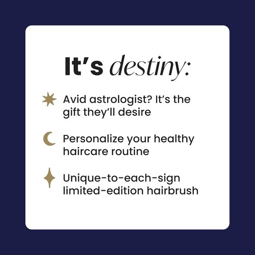 Tangle Teezer Zodiac Ultimate Detangler Hairbrush - Eliminates Knots & Reduces Breakage | Pisces Design for All Hair Types