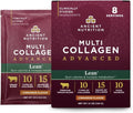 Ancient Nutrition Hydrolyzed Collagen Peptides Powder - Lean Protein with Probiotics & Vitamin C | Cinnamon Flavor, 8 Packets