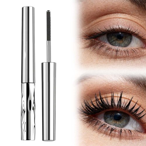 Skiennix Eyelash Primer - Waterproof Tubular Mascara for Long, Voluminous Lashes | Black