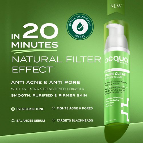 Pump Can Peel-Off Mask | AHA, BHA & Niacinamide Infused Skin Treatment - 70 ml, Made in Türkiye