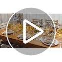 9Ft Connectable Lighted Fall Garland with 50 Incandescent Bulbs - Indoor Outdoor Thanksgiving Decor