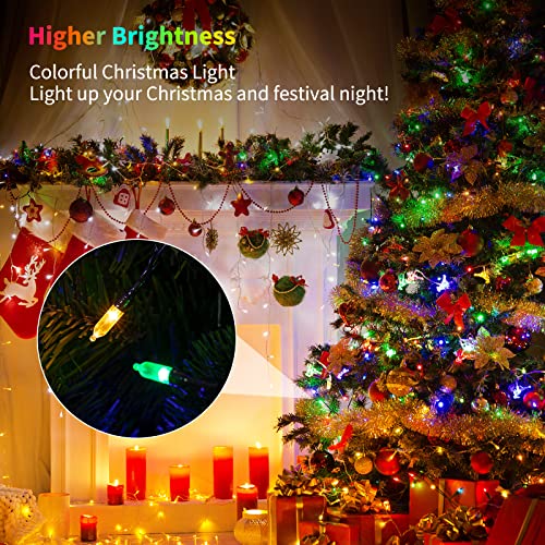 Multicolor Battery Operated String Lights 4 Pack 50 LEDs 18 Feet Indoor Outdoor