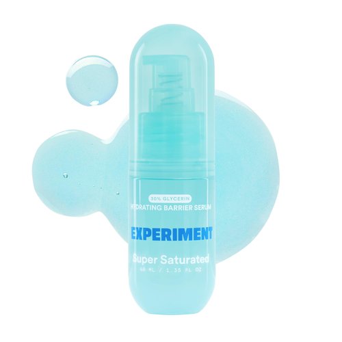Experiment Super Saturated Ultra Hydrating Barrier Serum - 30% Glycerin, Polyglutamic Acid + Prickly Pear for Intensive Moisture, Plump + Dewy Skin, 1.35 FL OZ - Hydrating Serum for All Skin Types