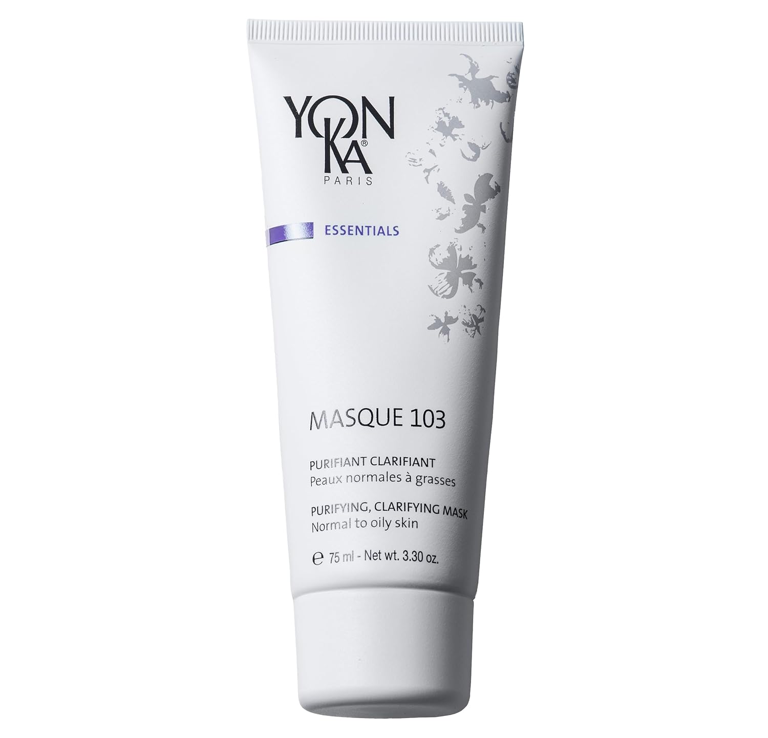 Yon-Ka Gel Nettoyant Facial Cleanser & Masque 103 Set - Gentle Foaming Face Wash & Detoxifying Clay Mask for Oily Skin | 6.76 fl oz & 3.30 oz
