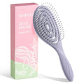 SHINLEA Detangle Hair Brush - Vented Spiral Brush for Effortless Tangle Removal | All Hair Types (Purple)