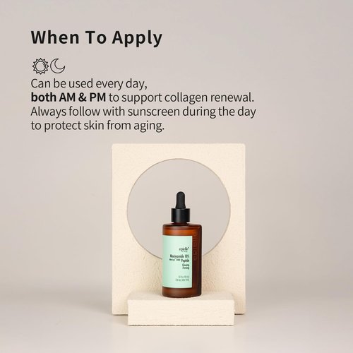 Epielle Complex Niacinamide 10% + Peptides Serum 3 fl.oz, Glowing and Firming Formula for Uneven Tone & Enlarged Pores, Anti-Aging Serum for Face, Korean Skin Care for Glass Skin