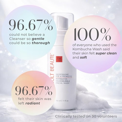 Consult Beaute Microbiome Facial Cleanser - Purifying Foaming Wash with Aloe, Non-Stripping & Gentle, 5.1 oz