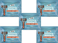 Shaving Kit with Razor, Shaving Cream, Washcloth & Aftershave Wipe – Men’s Travel Shave Set for Hotels, Shelters & Outreach – Disposable Grooming Pack (Blue) (5)