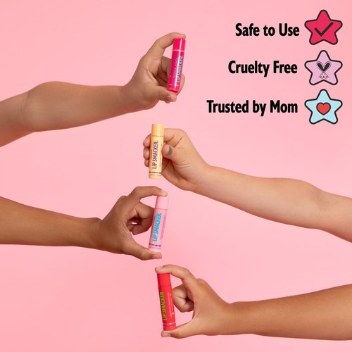 Lip Smacker Fruit Glaze Lip Oil - Ultra-Hydrating, High-Shine Finish, Plush Applicator, Non-Sticky Flavor | Banana