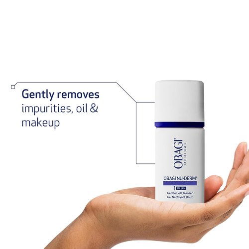 Obagi Nu-Derm Gentle Face Cleanser - Soothing Formula for All Skin Types | 6.7 Fl Oz
