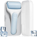 MORGLES Ice Roller for Face, Premium Facial Roller for Puffiness, Dark Circles and Lymphatic Drainage, Cold Face Roller for Women Self Care with Carry Case