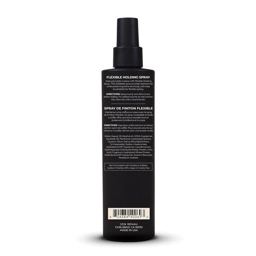 Jon Renau Flexible Holding Spray - Buildable Hold for Wigs, Paraben & Sulfate Free, 8.5 oz