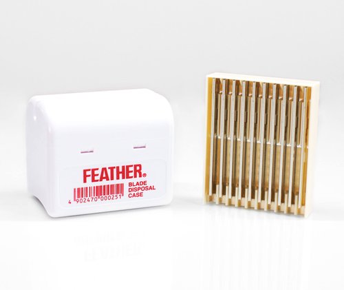Feather Razor Blade Disposal Case for Barbers