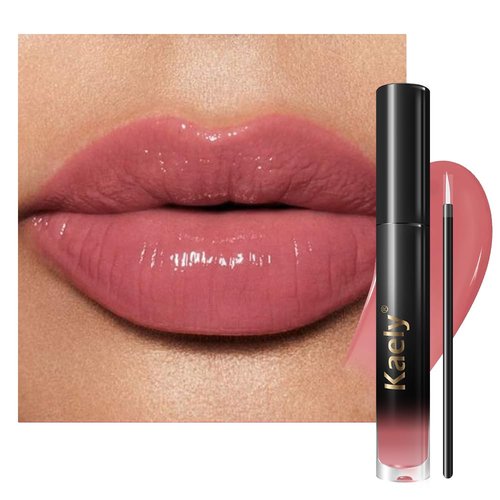 Kaely Longwear No-Budge Lipstick - Highly Pigmented Waterproof Liquid Lip Color | 24-Hour Smudge-Proof Shine, Vegan 01 CHEEKY