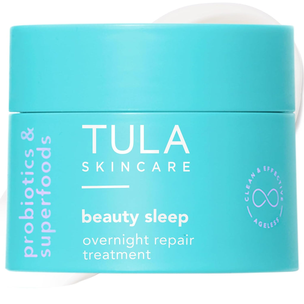 TULA Skin Care Beauty Sleep Night Cream - Anti-Aging Treatment with Natural Peptides & Vitamin C