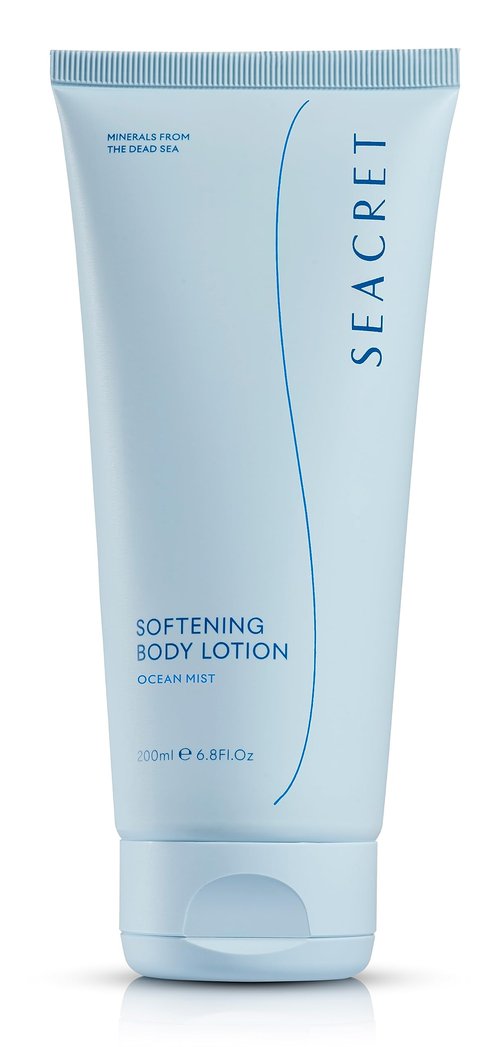 SEACRET Body Lotion for Dry Skin - Daily Moisturizing Lotion with Ceramide, Squalane, Shea Butter & Dead Sea Minerals, Fast-Absorbing Non-Greasy Formula - Ocean Mist Scent, 6.8 fl oz