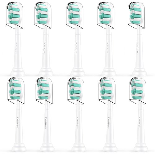 Futulkyus Replacement Toothbrush Heads for Philips Sonicare C1, C2, ProtectiveClean 4100, 5100, 10 Pack