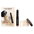 Laura Mercier Translucent Loose Setting Powder, 24HR Shine Control, Infused with Vitamins C + E, Soft Matte Finish, Normal to Oily Skin, 4 Shades for Virtually All Skin Tones, Holiday Gift Set