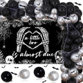 Halloween Balloon Garland Kit with Ghost & Bat Foil Balloons, Baby Shower Decorations