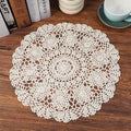 Cotton Crochet Doilies 15 Inch Lace Table Decor for Dining & Home