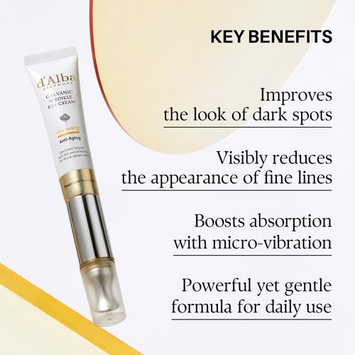 d'alba Piedmont Vita Toning Eye Cream - Hydrating & Firming with White Truffle, Collagen & Vitamin C | 0.51 fl oz