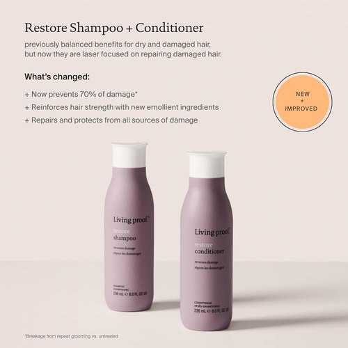 Living Proof Restore Conditioner - Nourishing Formula for Healthy, Shiny Hair | 8 oz