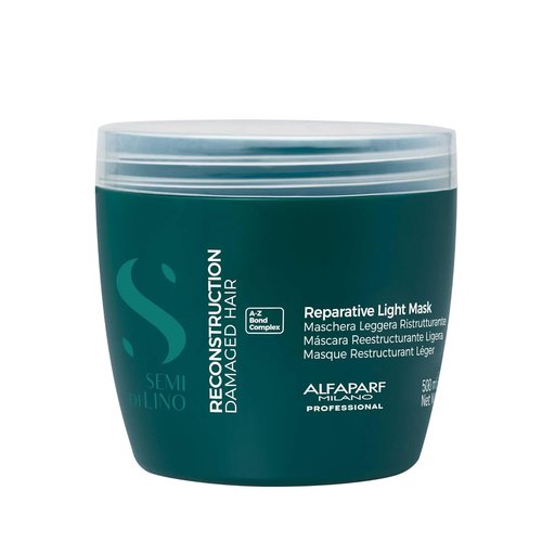 ALFAPARF MILANO Hair Mask - Semi Di Lino Reconstruction for Damaged Fine Hair | Vegan, Color Safe, Deep Conditioner
