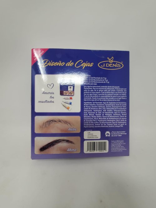 Diseño de cejas : Laminado de Cejas - J Denis (Paquete de 2)