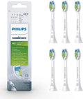 Philips Sonicare Sonic Toothbrush Heads - Optimal White Standard 6-Pack in Black (Model HX6066/10)