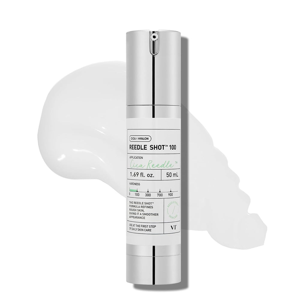 VT COSMETICS CICA Reedle Shot Serum - Microneedling Exosome Formula for Pore Care & Glass Skin (1.69 Fl Oz)