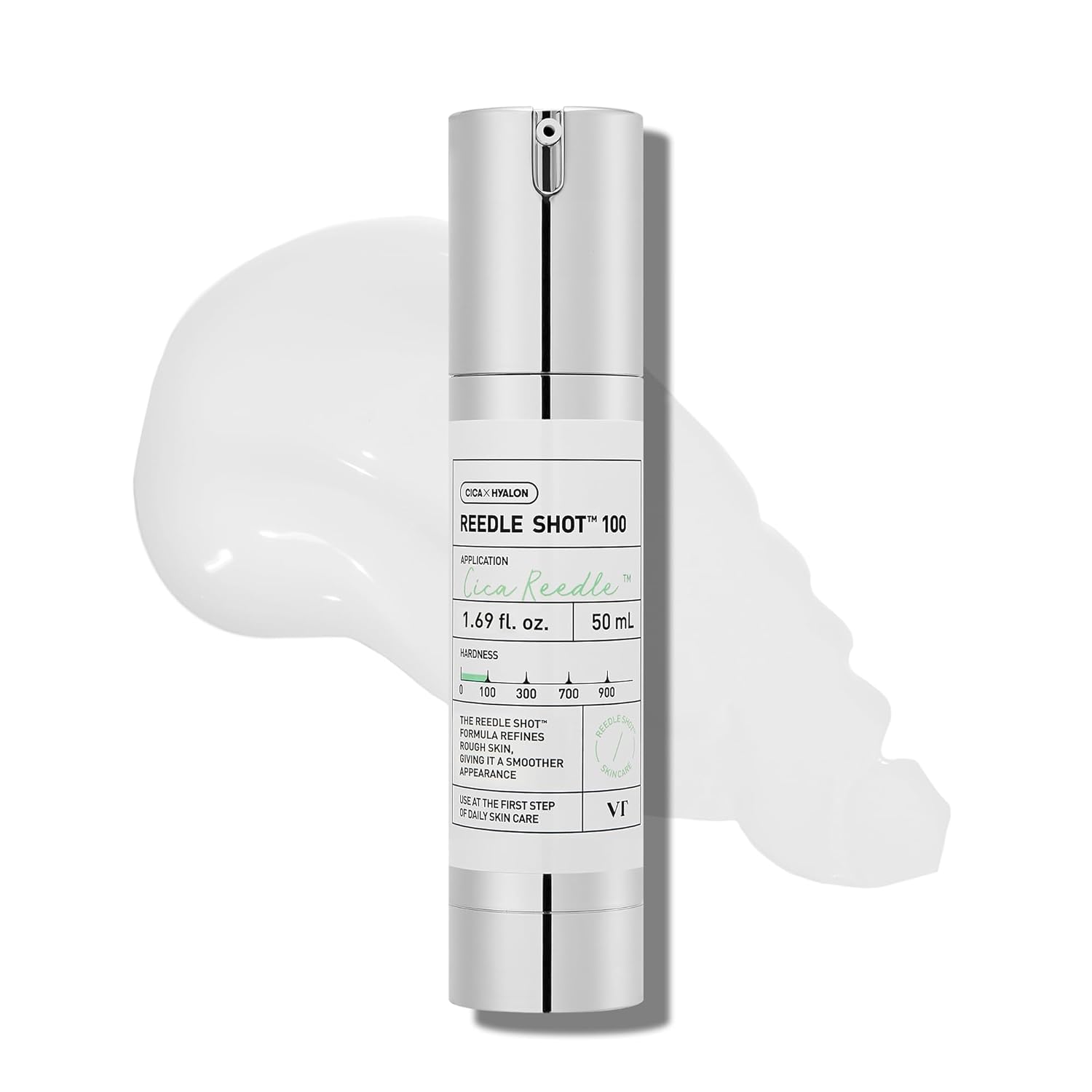 VT COSMETICS CICA Reedle Shot Serum - Microneedling Exosome Formula for Pore Care & Glass Skin (1.69 Fl Oz)