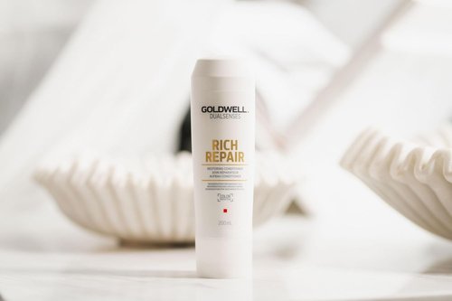 Goldwell Dualsenses Rich Repair Conditioner - Restores Dry Hair | 1L Size for Deep Nourishment