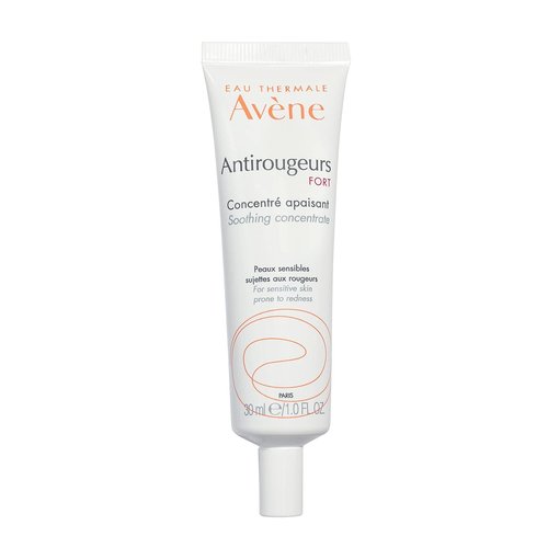 Avène Antirougeurs FORT Soothing Concentrate - Calming Redness Cream, 1.01 Fl Oz, Unscented