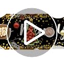 Polka Dot Happy New Year Table Runner 13x72 Inch Kitchen Dining Decor