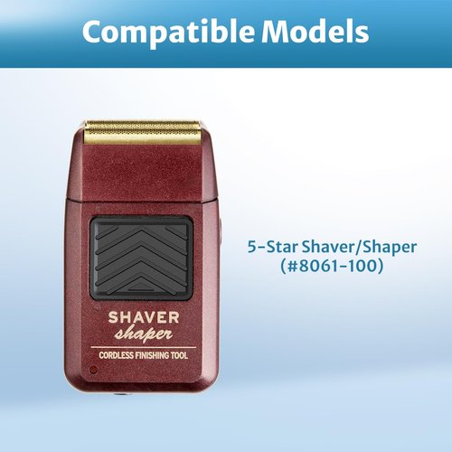 Foil Shaver Replacement Foil Compatible with Wahl 5Star Shaper (#8061-100), 2Pack, Red