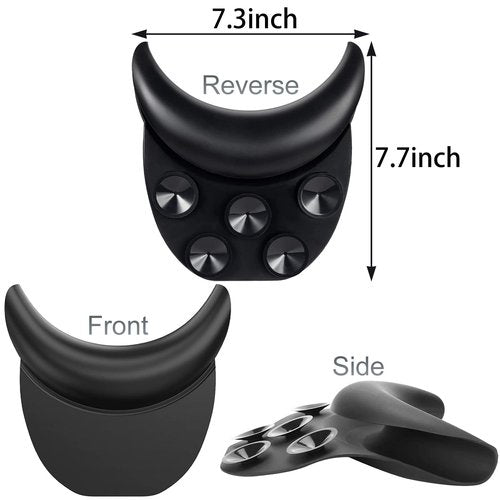 Shampoo Bowl Neck Rest for Sink, Silicone Neck Rest Cushion with Suction Cup, Portable Hair Washing Sink Neck Support Non-Slip for Salon Home Wash Basin