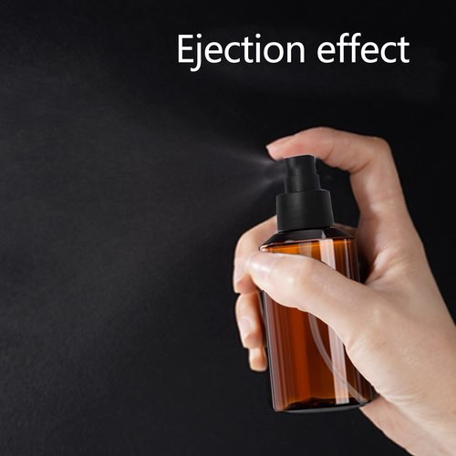 Portable Travel Spray Bottle,3Pcs 100ml/3oz Fine Mist Hairspray Bottle for Essential Oils, Empty Airless Makeup Face Spray Bottle Clear Refillable Travel Containers for Cosmetic Skincare Perfume.