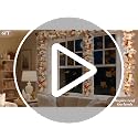 Fall Maple Leaves Garland with Timer Lights - 6FT Thanksgiving Decor