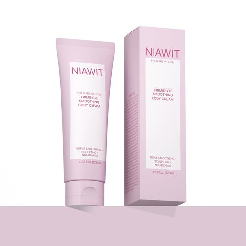 NIAWIT Firming Smoothing Body Cream – Visible Lifting & Tightening for Belly, Thighs, Butt | Helps Reduce Cellulite & Sagging Skin, Body Sculpting Moisturizer for Daily Body Care Routine | 4.24 fl.oz