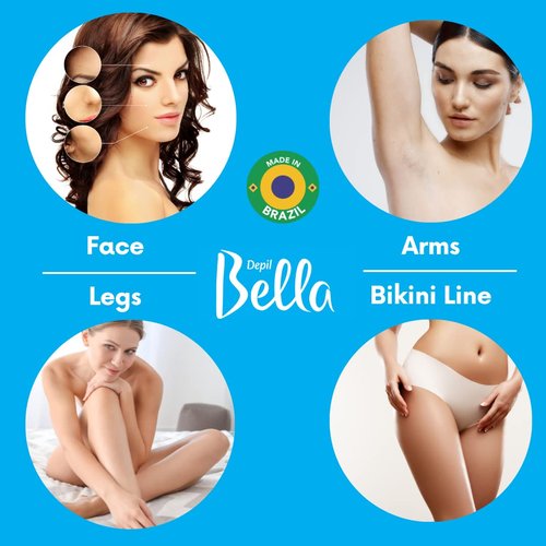 Depil Bella Dolomite Powder for Pre and Post Waxing | Body and Facial | 800g