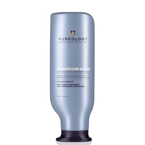 Pureology Strength Cure Blonde Purple Conditioner - Sulfate-Free & Vegan, Strengthens Blonde Color-Treated Hair