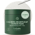 Le Gushe Heartleaf Face Toner Pads (70 Count) - Calming and Hydrating Toning Pads - CICA and Heartleaf Toner - for Troubled Skin and Breakouts (160 ml/ 5.41 fl oz)