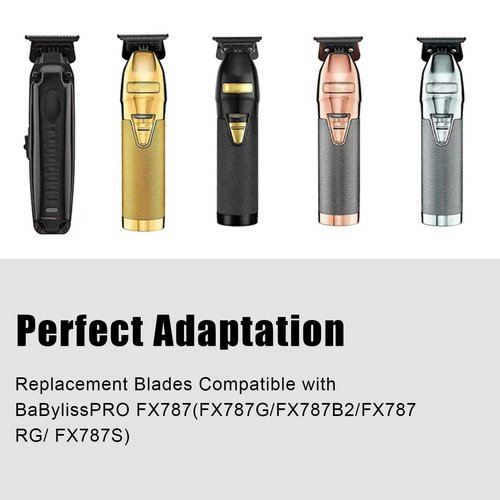 BaBylissPRO FX707B2 Replacement Blades - Compatible with FX787 & LoPROFX Trimmers | 2-Pack