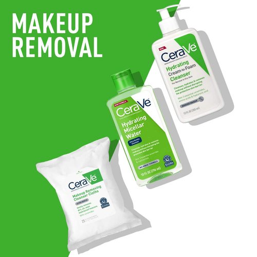 CeraVe Micellar Water - Hydrating Facial Cleanser & Eye Makeup Remover | Fragrance-Free, 10 Fl Oz